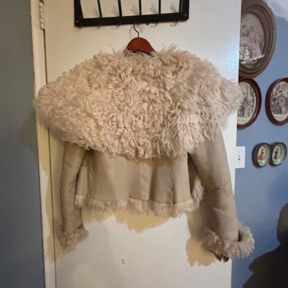 REAL Shearling Designer Jacket - Picture 2 of 4